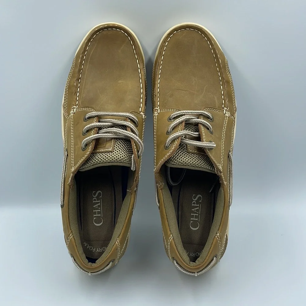 Chaps Leather Boat Shoes Men’s Sz‎ 11